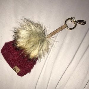 C.C. beanie keychain